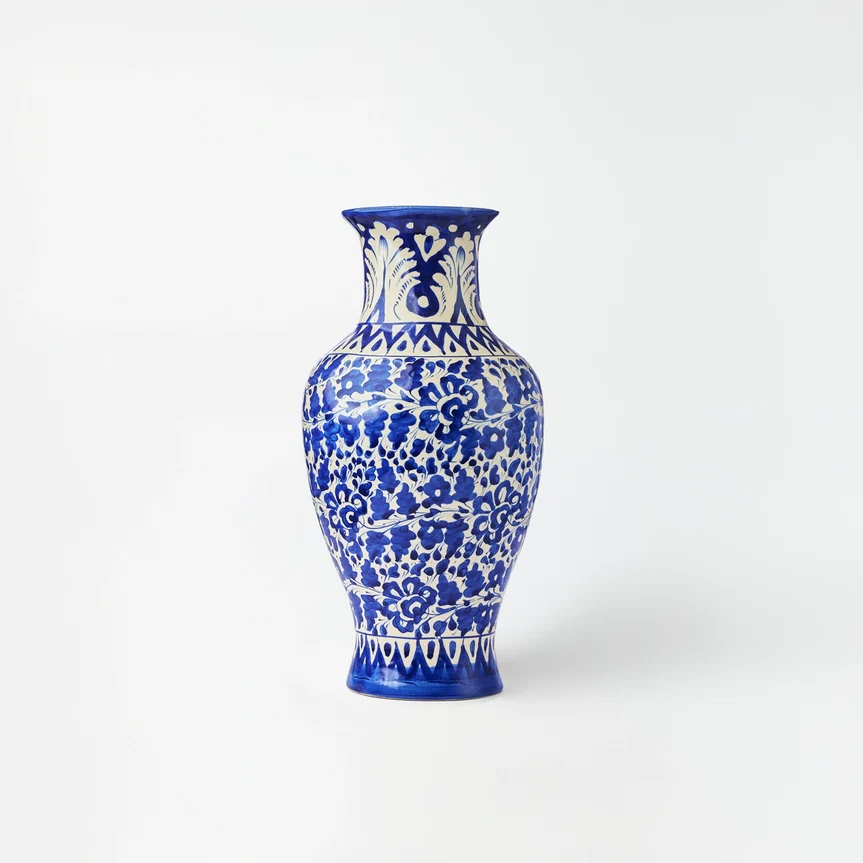 Blue Serena Vase 20" thumbnail