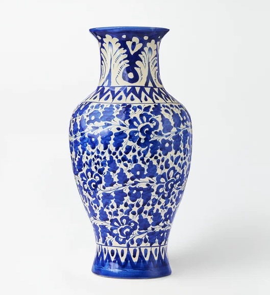 Blue Serena Vase 20"